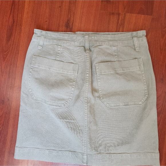 MADEWELL NEW GREEN BUTTON JEAN SKIRT SIZE 29 - Picture 3 of 5